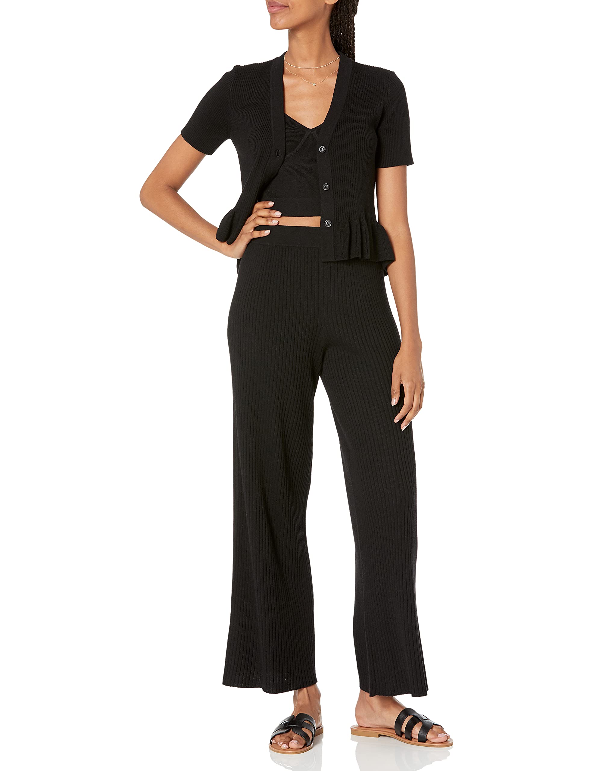 The Drop - Catalina Pull-on Rib Sweater Pant, Pants Donna