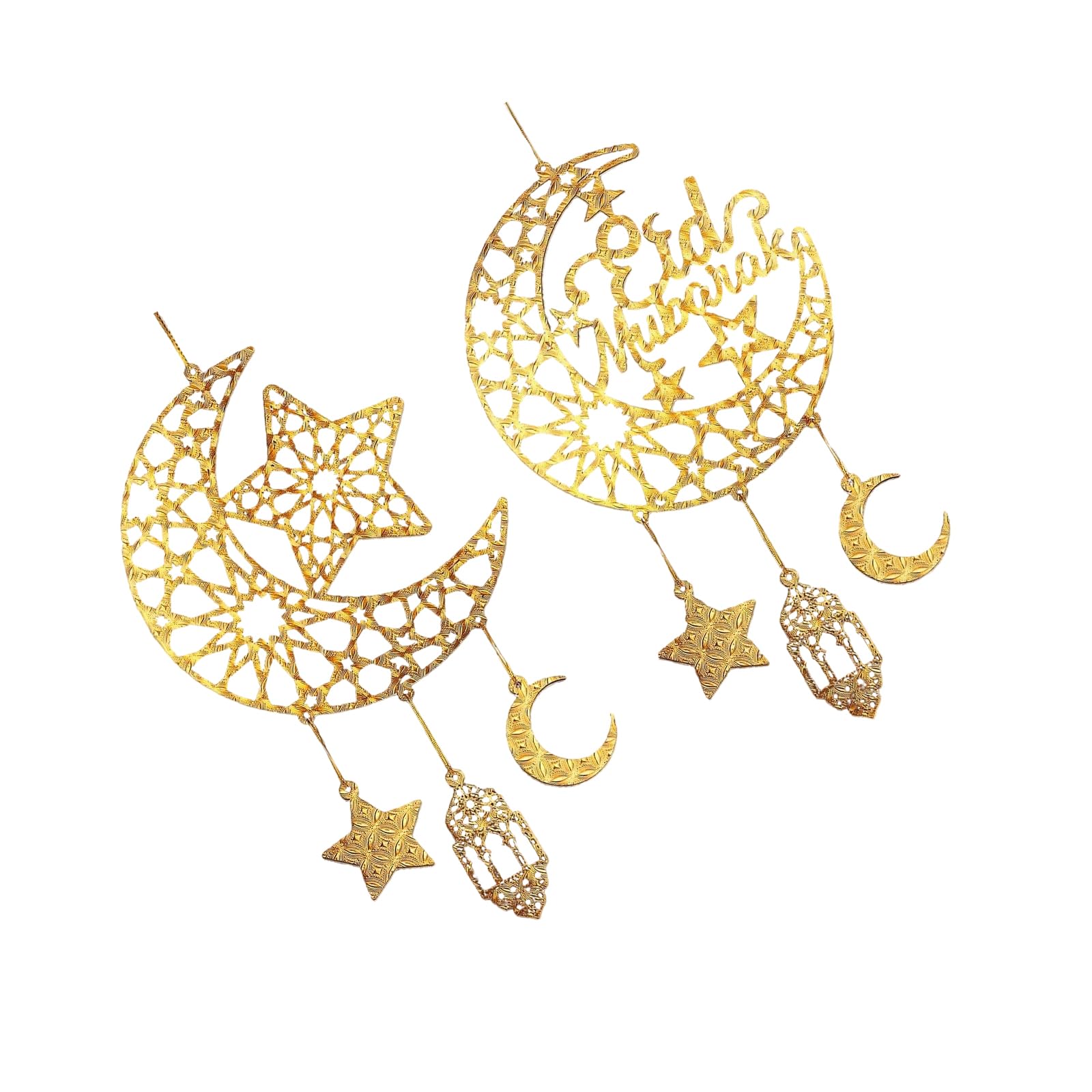 Ramadans Decorations Wooden Hanging Sign Islams Mubaraks Wooden Ornament Mubaraks Hanging Hollow Pendant for Muslims Ramadans Kareems Hollow Pendant Ornament
