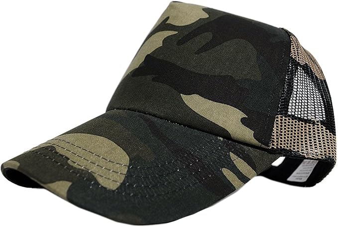 Amazon ビッグワッチ カモ柄メッシュキャップ Kcp 02 メンズ グリーン カモ 大きいサイズ キャップ 通販