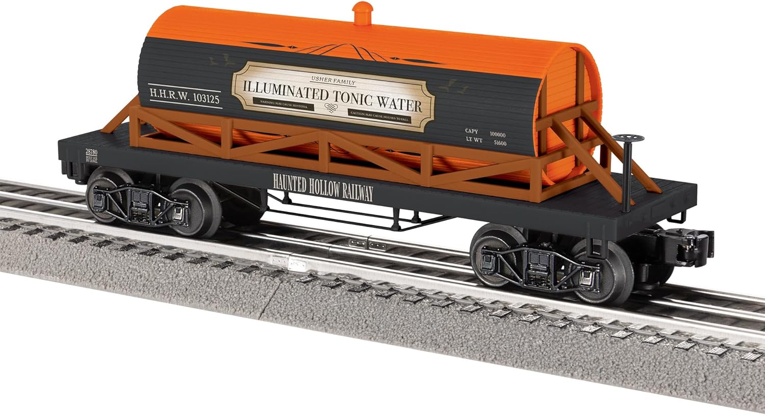 Lionel Haunted Hollow Tonic Water #103125 O Gauge Model Train Tank Car