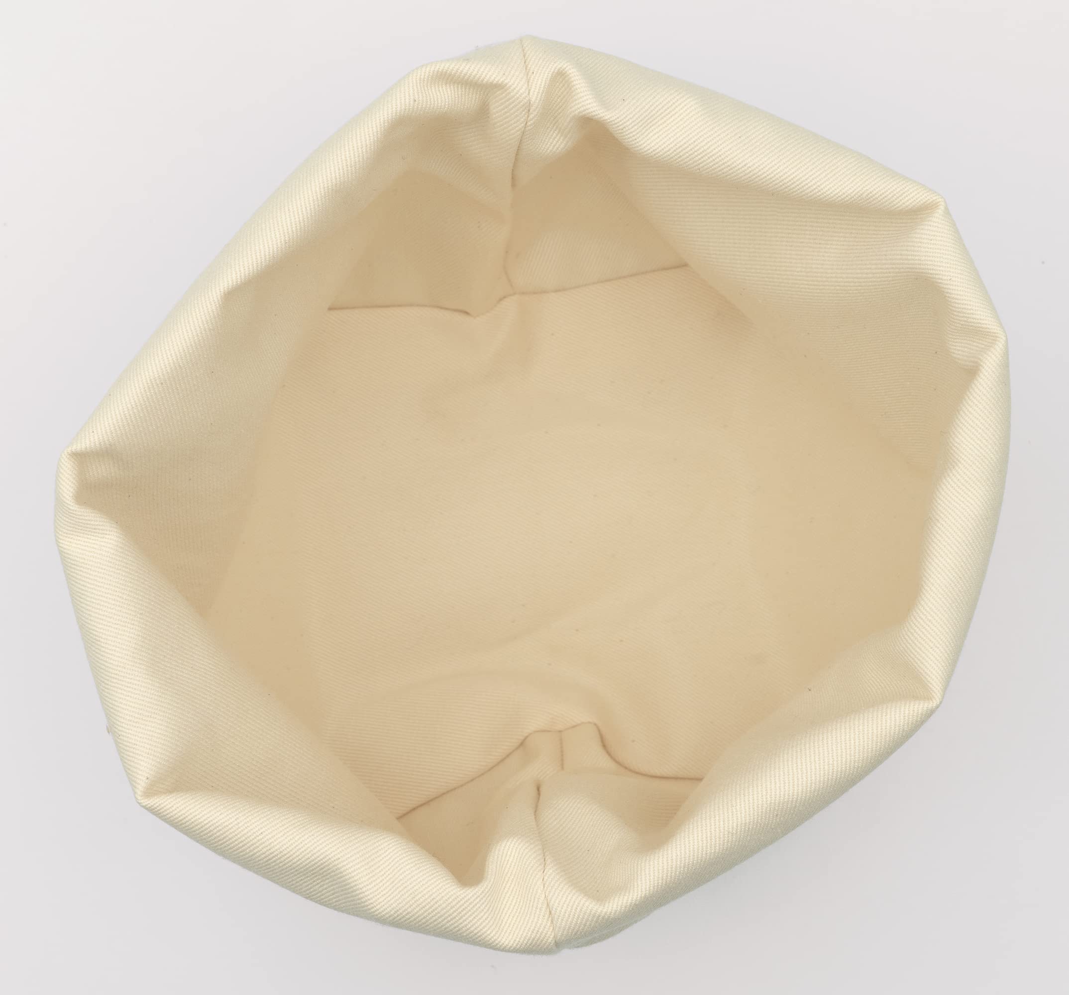 Cestino per il pane in pelle PU e cotone, con cuciture decorative, lavabile, igienico, effetto pelle, per la conservazione di pane e panini, per la gastronomia o a casa