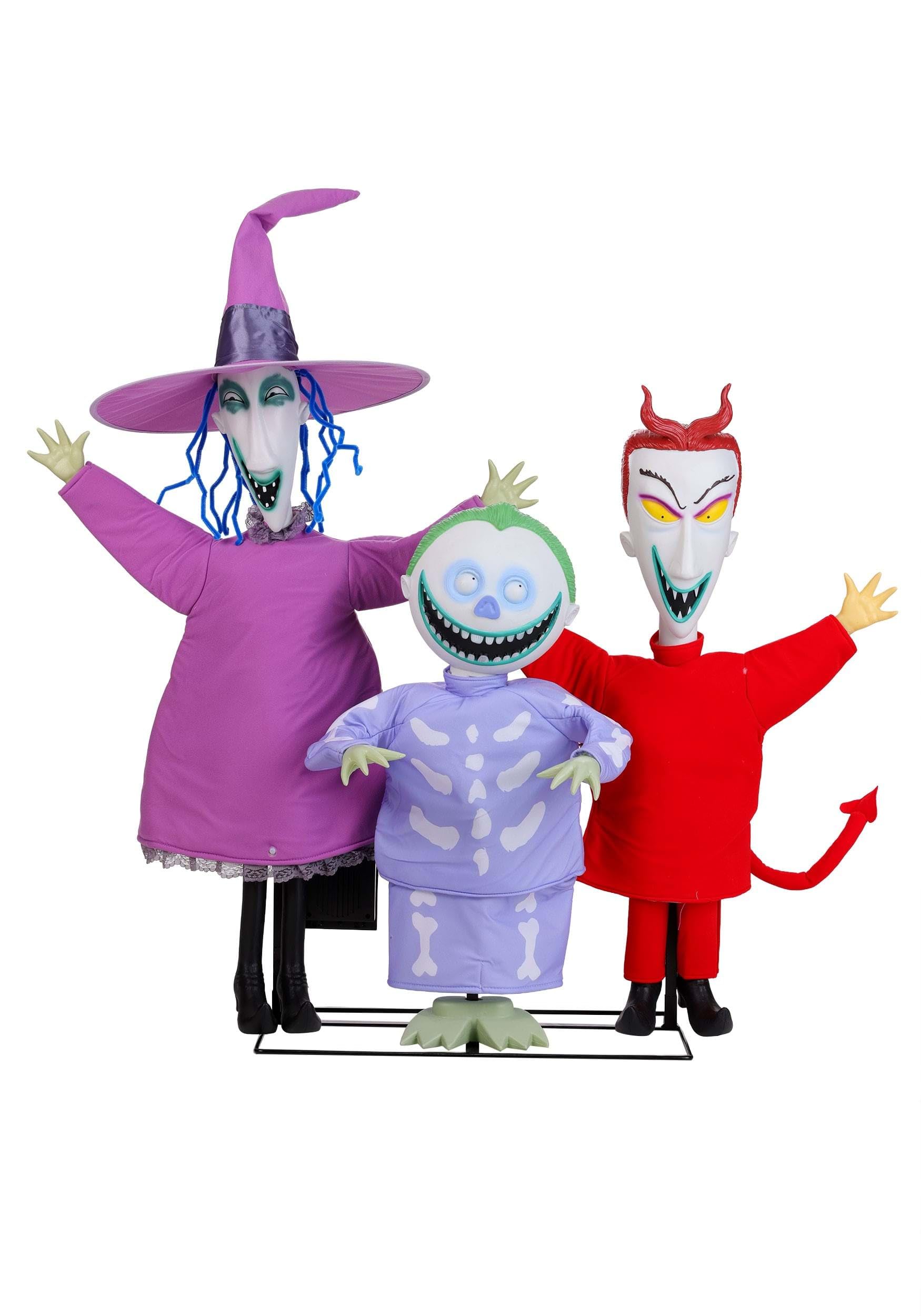 ナイトメアー・ビフォア・クリスマス Lock Shock and Barrel Amazon.com: Gemmy 4FT Lock, Shock and Barrel Nightmare Before