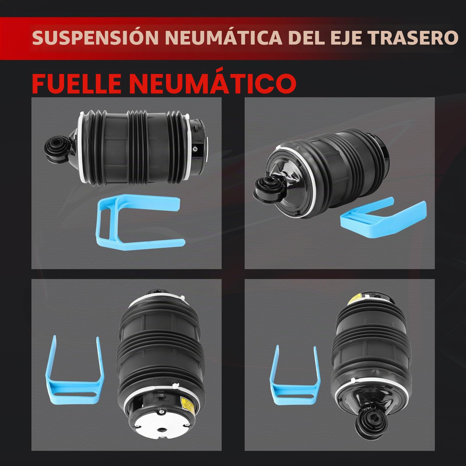 Suspensión neumática con 2 pines trasero izquierdo/derecho OE# 2113200925 A2113200925 Compatible con Clase E S211 W211 E200 E220 E230 E240 E270 E280 E320 E350 E550 00 E4 00 E420 E55 E63