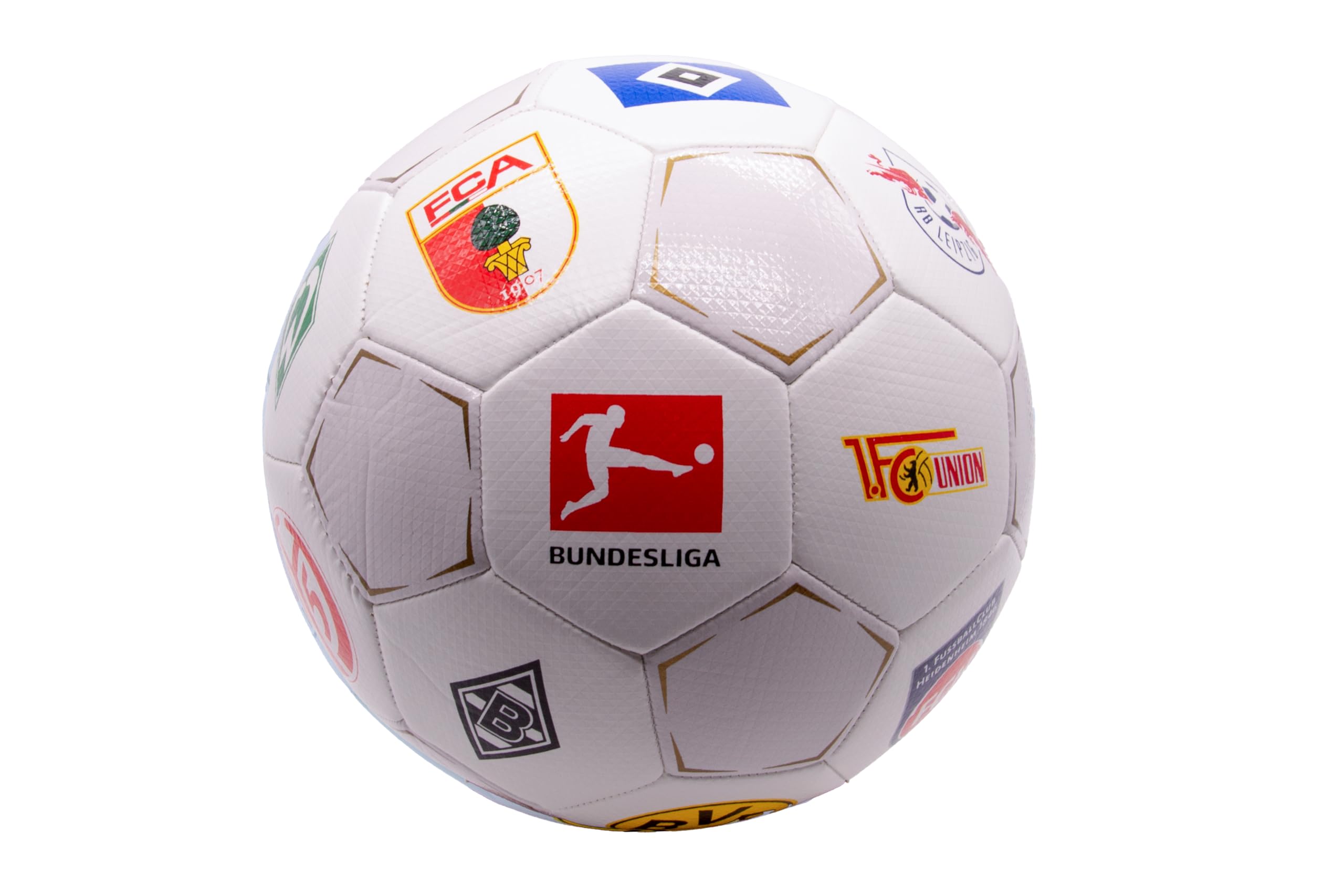 Derbystar Bundesliga Fußball Clublogo Trainingsball Größe 5, 2025/26 Saison