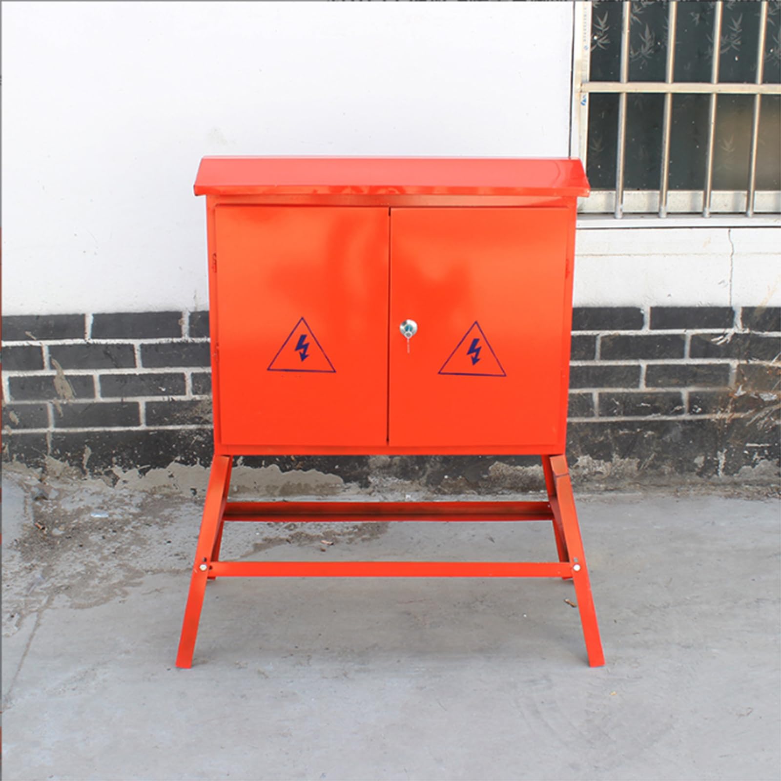 Acero Laminado En FríO Armario De DistribucióN Exterior con Interruptor Caja De DistribucióN Impermeable Caja EléCtrica para Interior Y Exterior Varios TamañOs,03,80 * 60 * 20cm