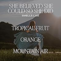 Vista 35 de Sweet Water Decor, Be Still and Know, Vela de cera de soja perfumada con sal marina, jazmín, crema y madera para el hogar, velas cristianas