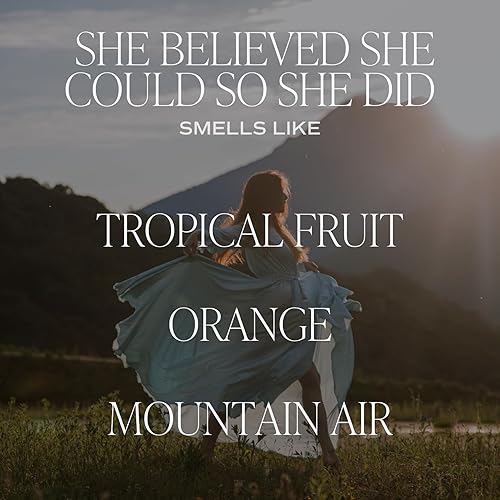 Miniatura 28 de Sweet Water Decor, Be Still and Know, Vela de cera de soja perfumada con sal marina, jazmín, crema y madera para el hogar, velas cristianas