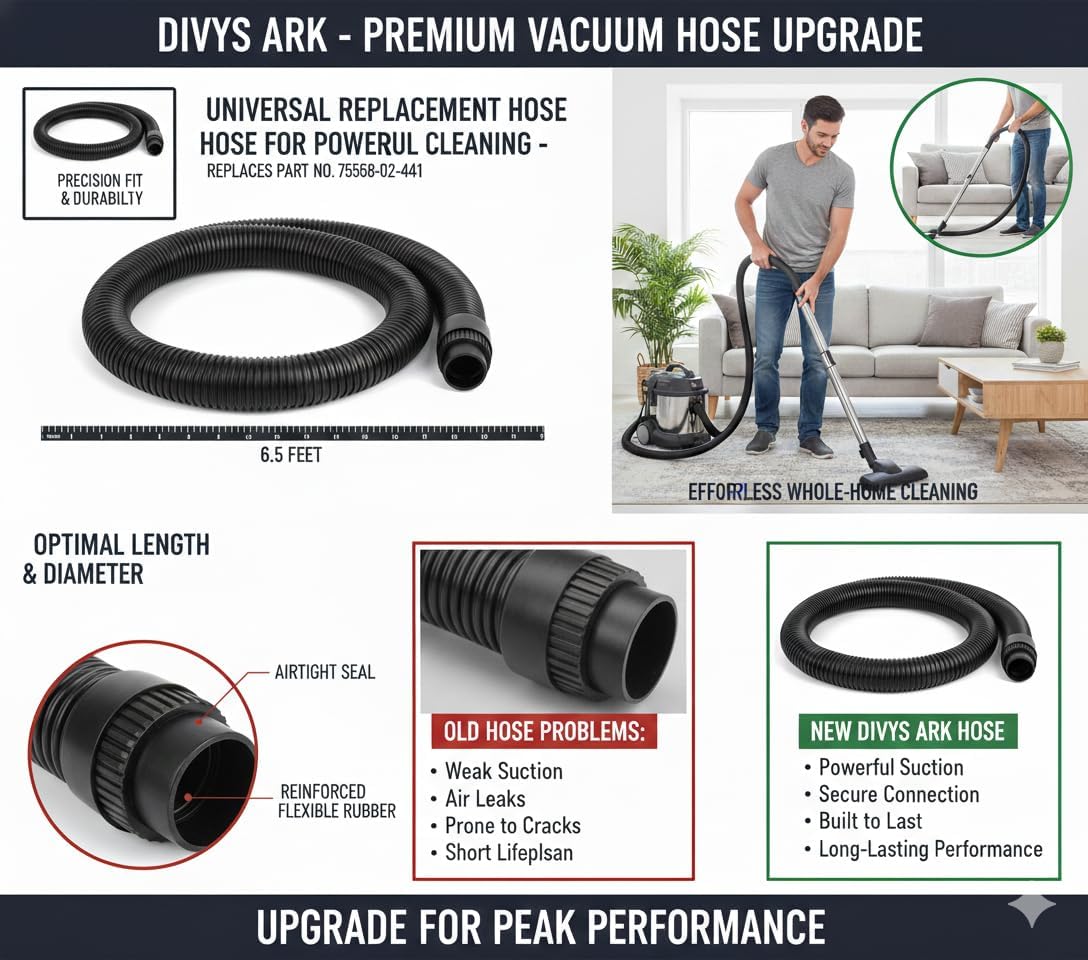 Replacement of Bissell Hose, 68C7 Turbo #203-8049