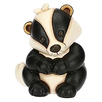 THUN, Tasso Fred in Ceramica, Linea AbbracciAMI, Tasso da Collezione, Idea Regalo per Natale, 10.6 x 11.8 x 10.6 cm