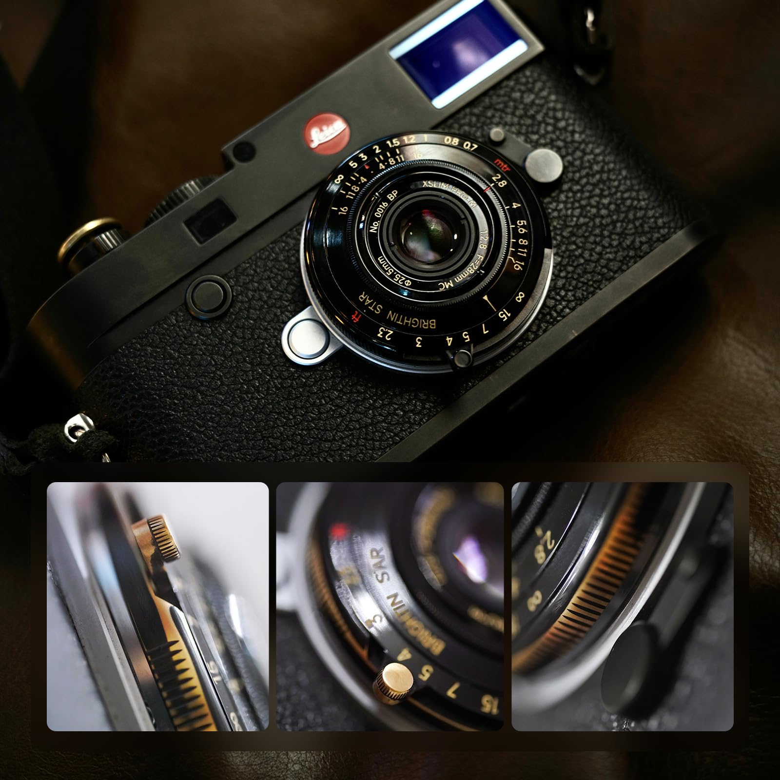 Amazon.co.jp: Brightin Star 28mm F2.8 フルサイズ 超薄型 レンズ MF