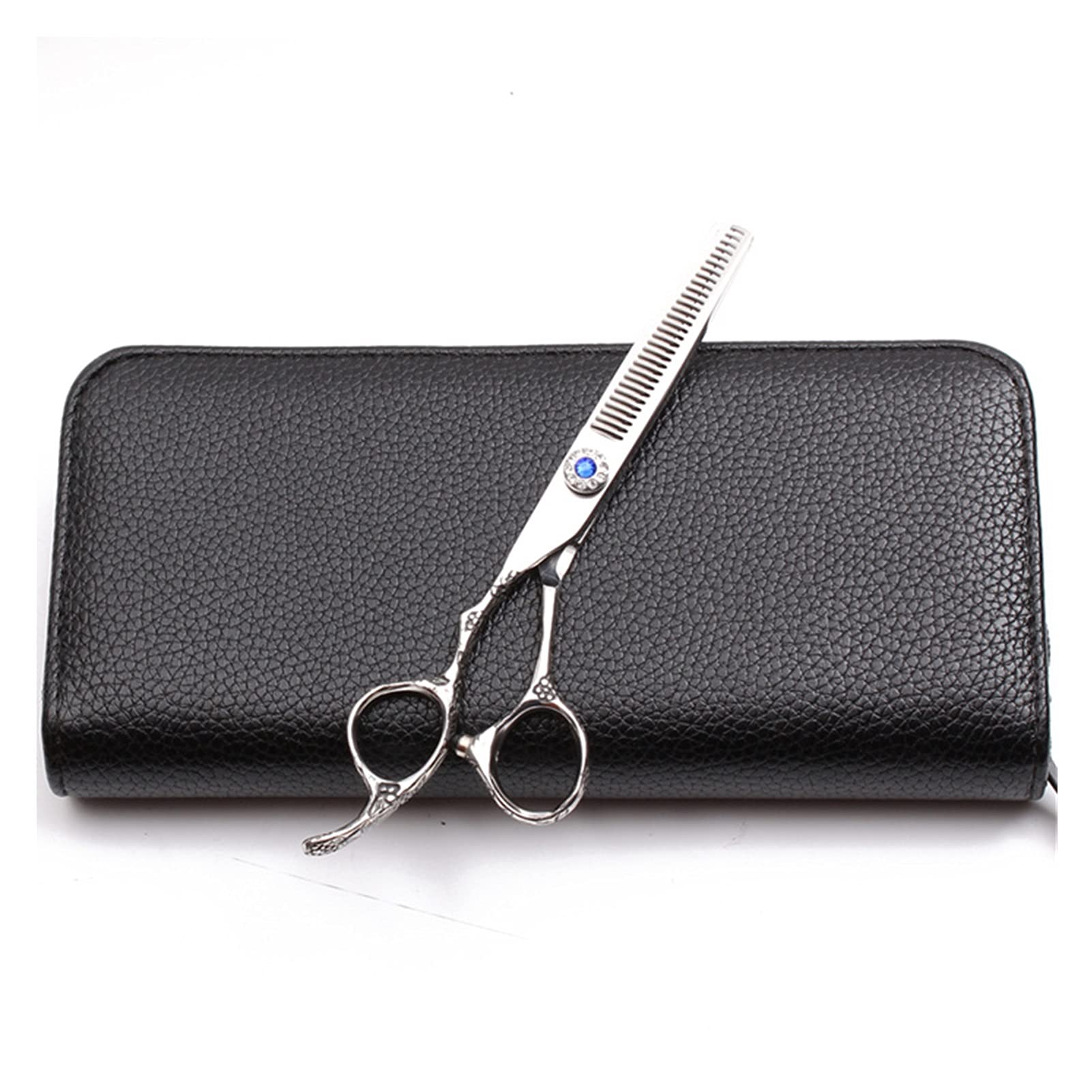 Main gauche 5,5 pouces 16 cm, ciseaux de coiffure, ciseaux amincissants, ciseaux de coiffure, ciseaux amincissants, ciseaux de coupe de cheveux (couleur : Yin D 5.5YY) (Yin T 5.5y B)