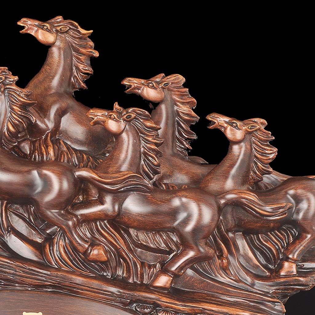 Mini estatua for el hogar, oficina, automóvil, decoración de mesa, esculturas decorativas coleccionables, estatuas de Buda, decoración de caballos, decoración de la sala de estar, estatua de prosperid