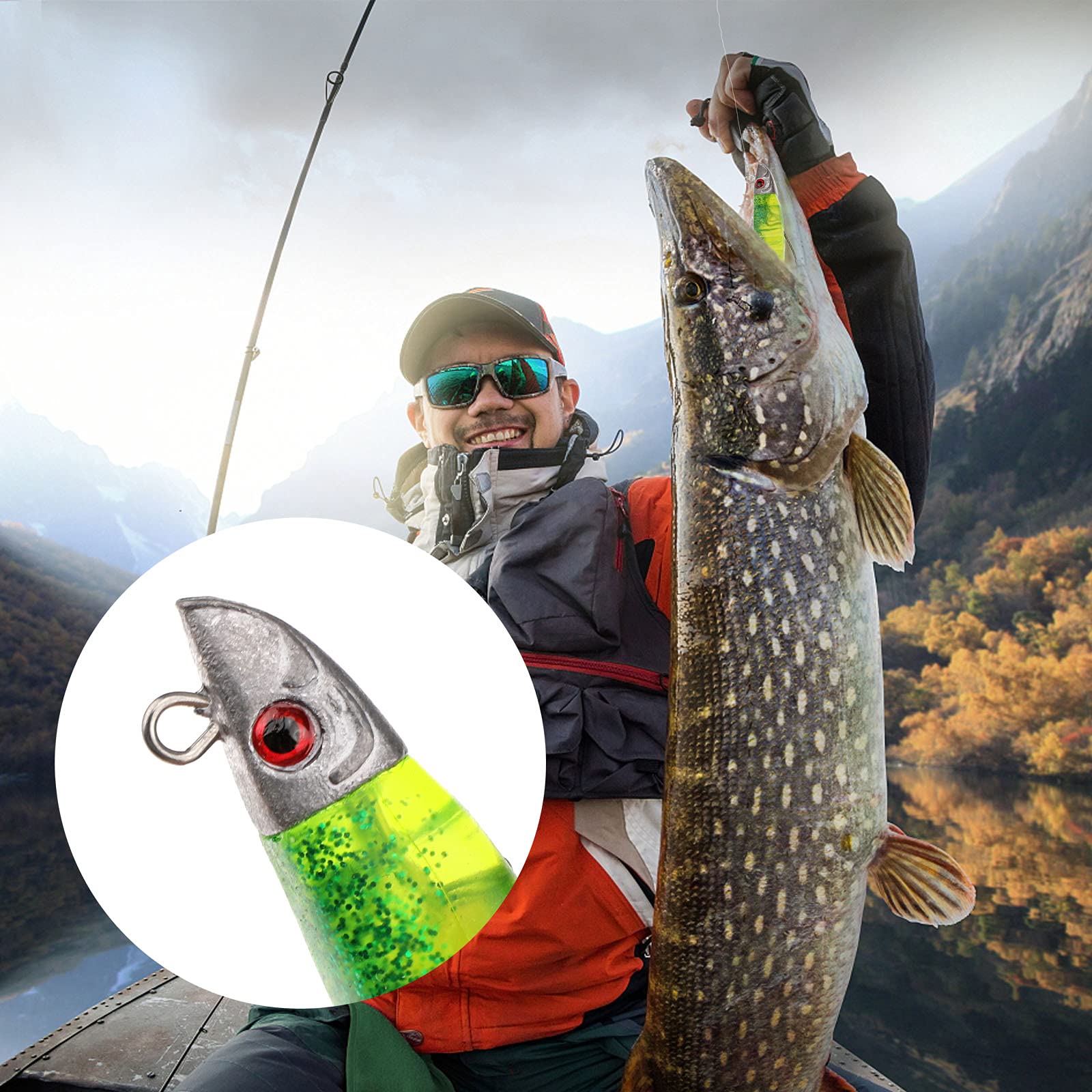 Mann’s Esca Da Pesca Uomo Elasticizzata Resistente – Colore Oro – Per Pesca In Mare, Predoni Grandi!