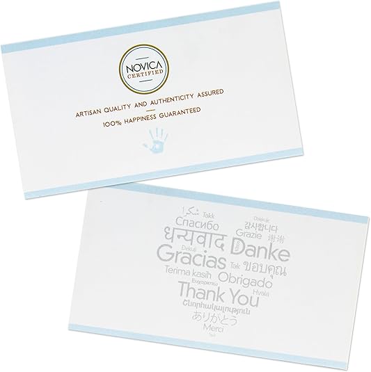 NOVICA handmade jewelry pouch presentation