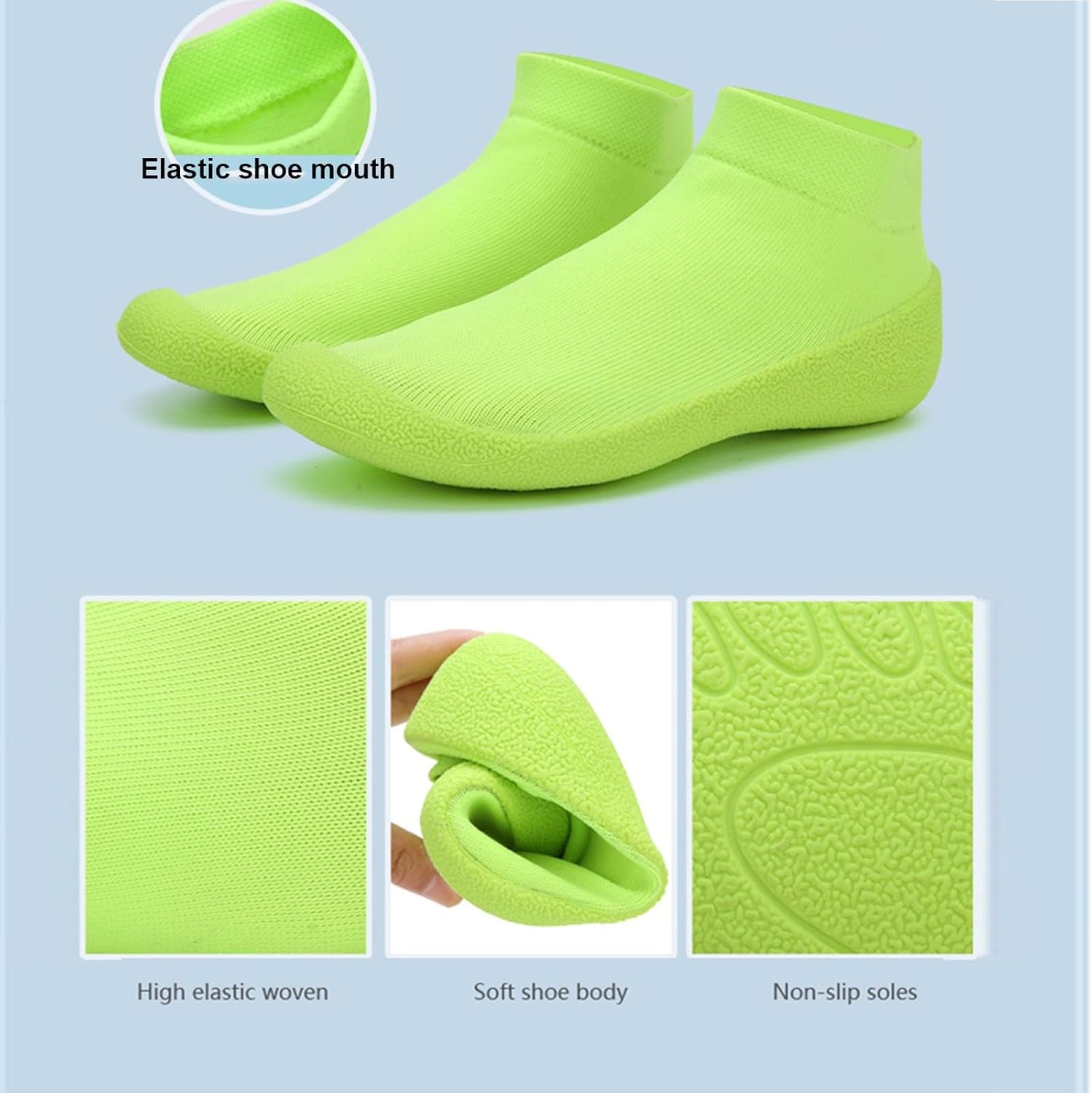 Barefoot Sock Shoes，Treadmill Shoes for Men and Women, Lightweight Eco-friendlier Water Shoes, Non-Slip Gym Training Socks Indoor Shock-Absorbing Silent Squat Jump Rope Yoga Shoes,Minimalist Footwear