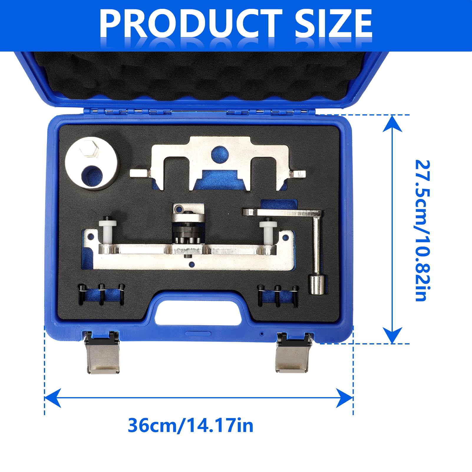 9378 651589004000 Kit d'outils de guidage de chaîne de distribution pour Mercedes Benz Moteur 651589004000 (10 pièces)