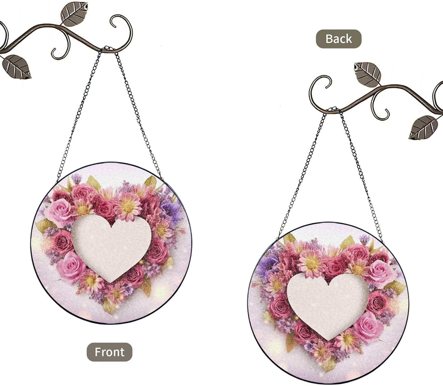Stained Glass Window Hanging - Personalized Sun Catcher for Home Decor