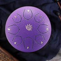 Vista 3 de Tambor de Campana de Lluvia - Tambor de Lluvia de 8 Notas y 6 Pulgadas para Jardín Exterior, con Bolsa, Libro de Música, Baquetas, Soporte