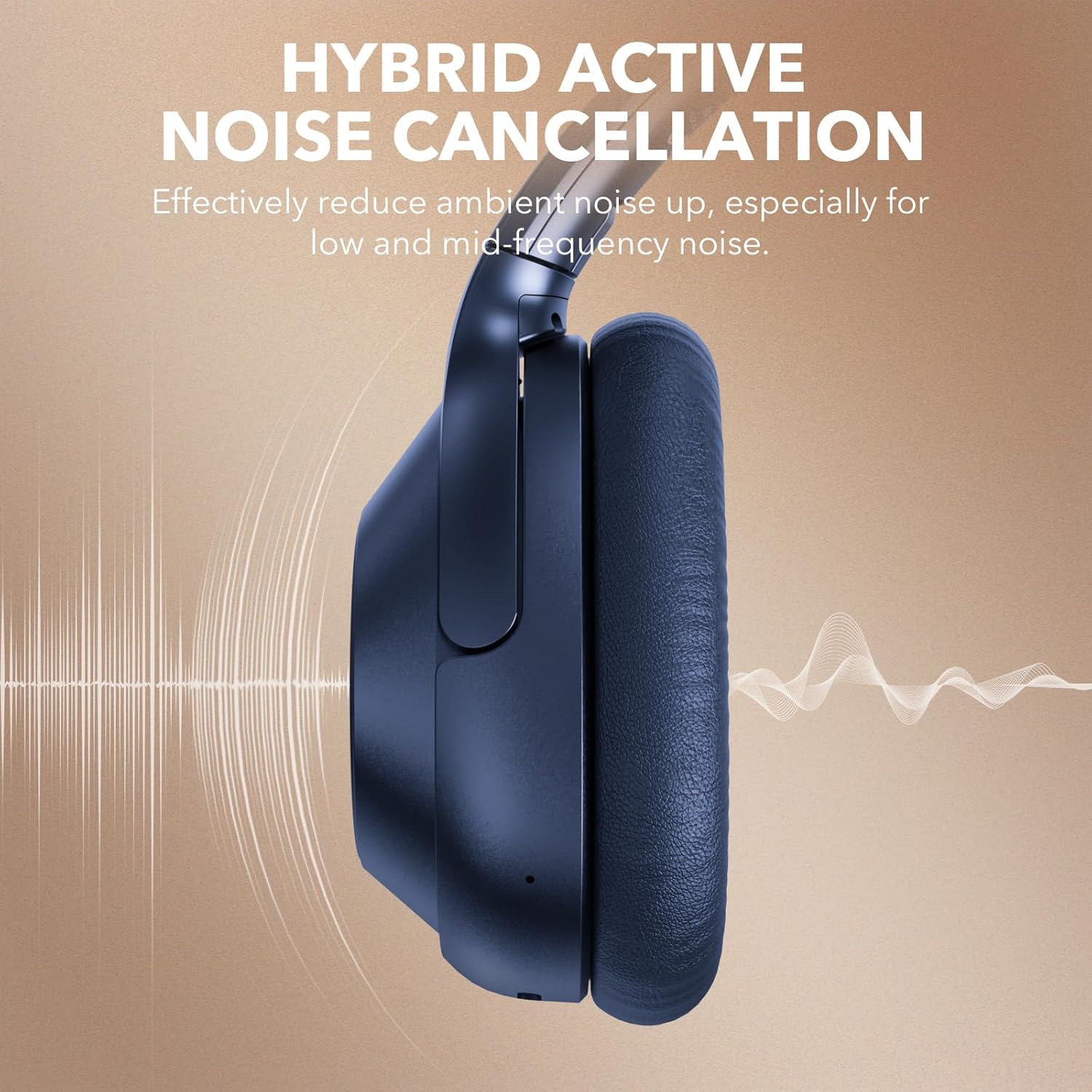 YMOO Y7 headphones demonstrating hybrid active noise cancellation