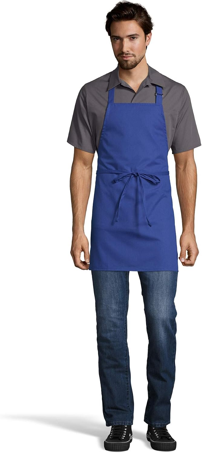 Uncommon Threads Unisex Adjustable No Pocket Restaurant Bib Apron
