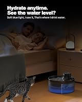 GIOTOHUN Vezeték nélküli macska ivófontána 3,2L mozgásérzékelővel és szűrőkkel - Cat fountain with 6 carbon filters + 3 sponge 8