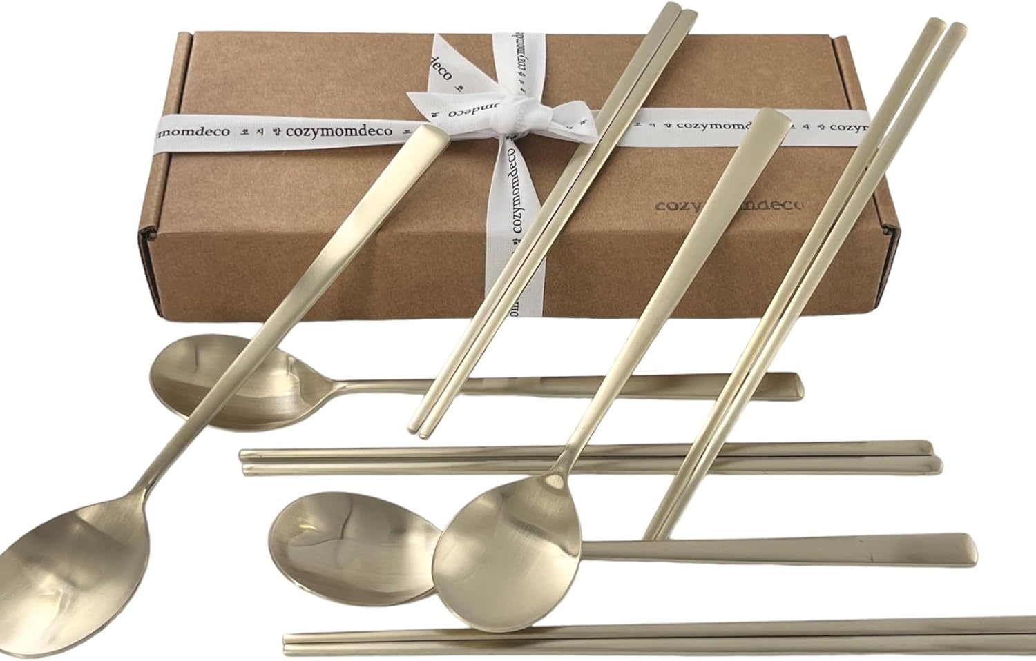 Korean Made Traditional Utensil Chopstick Set Flatware