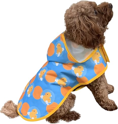 Pooch \u0026 Paws Hooded Dog Raincoat Poncho 