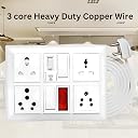 ELEGANT CASA 6+16 Amp Electric Extension Board with Cord 4 Sockets with Switches and Indicator Light MCB for Small and Medium Appliances with 16 Amp Plug Top 3 Core 2.5 mm, 20 Meter Copper Wire gallery image