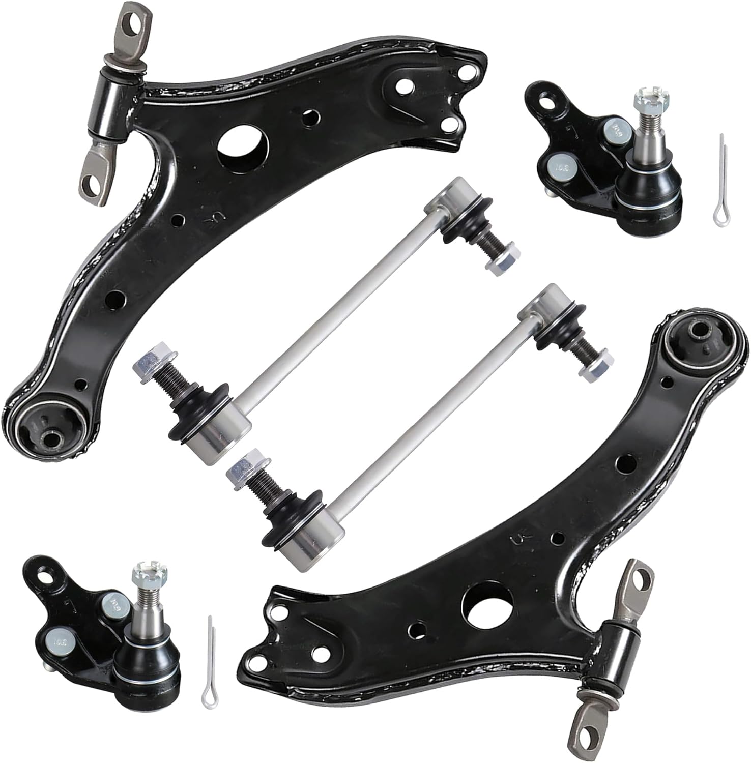 6PCS Front Suspension Kit Lower Control Arm with Ball Joint Assembly Compatible With 2002-2003 Toyota Camry Lexus