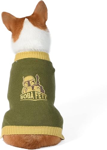 Miniatura 1 de STAR WARS Suéter para perro Boba Fett para mascotas, talla L (L)  Suéter Boba Fett para perros  Ropa para mascotas, suéter para perros  Regalos para