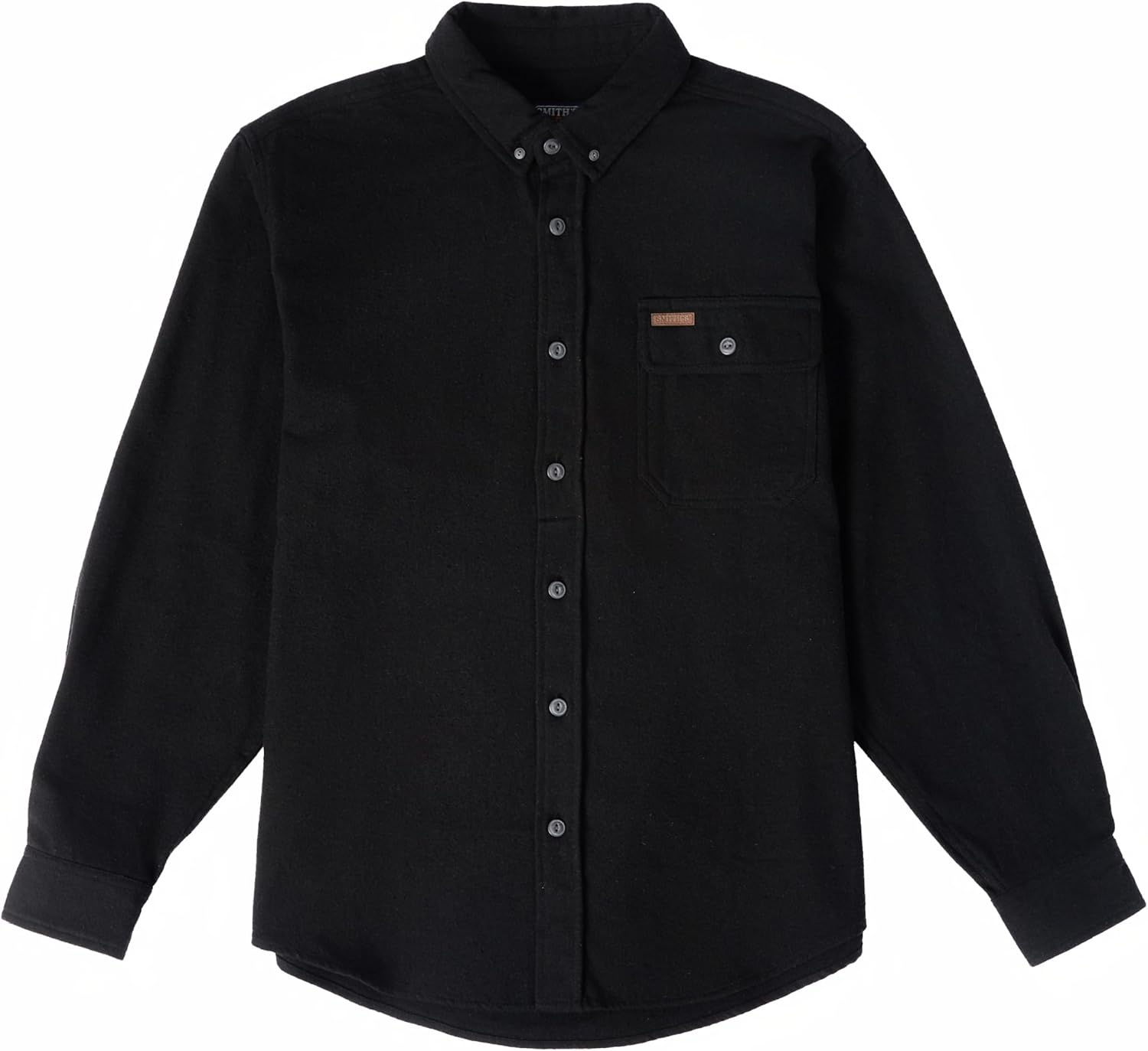 Smith's Workwear Mens Long Sleeve Extra Heavyweight Chamois Flannel Shirt - Image 8