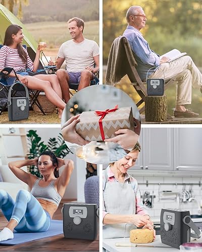 Miniatura 8 de MONODEAL CD Player Portable,Bluetooth Boombox CD Player with Speakers,Portable FM Radio for Camping& Travel(Favourite