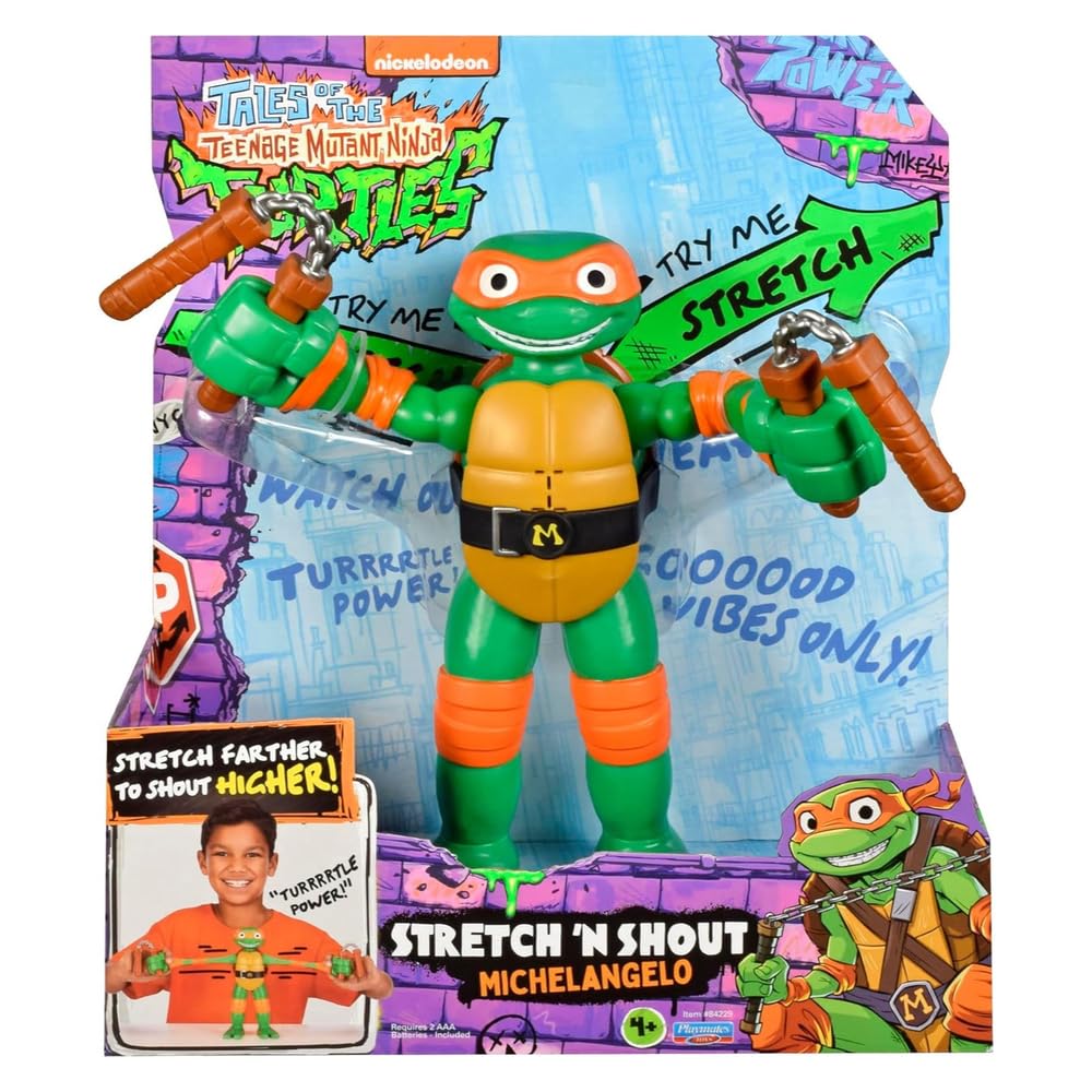 Teenage Mutant Ninja Turtles Stretch N Shout Michelangelo