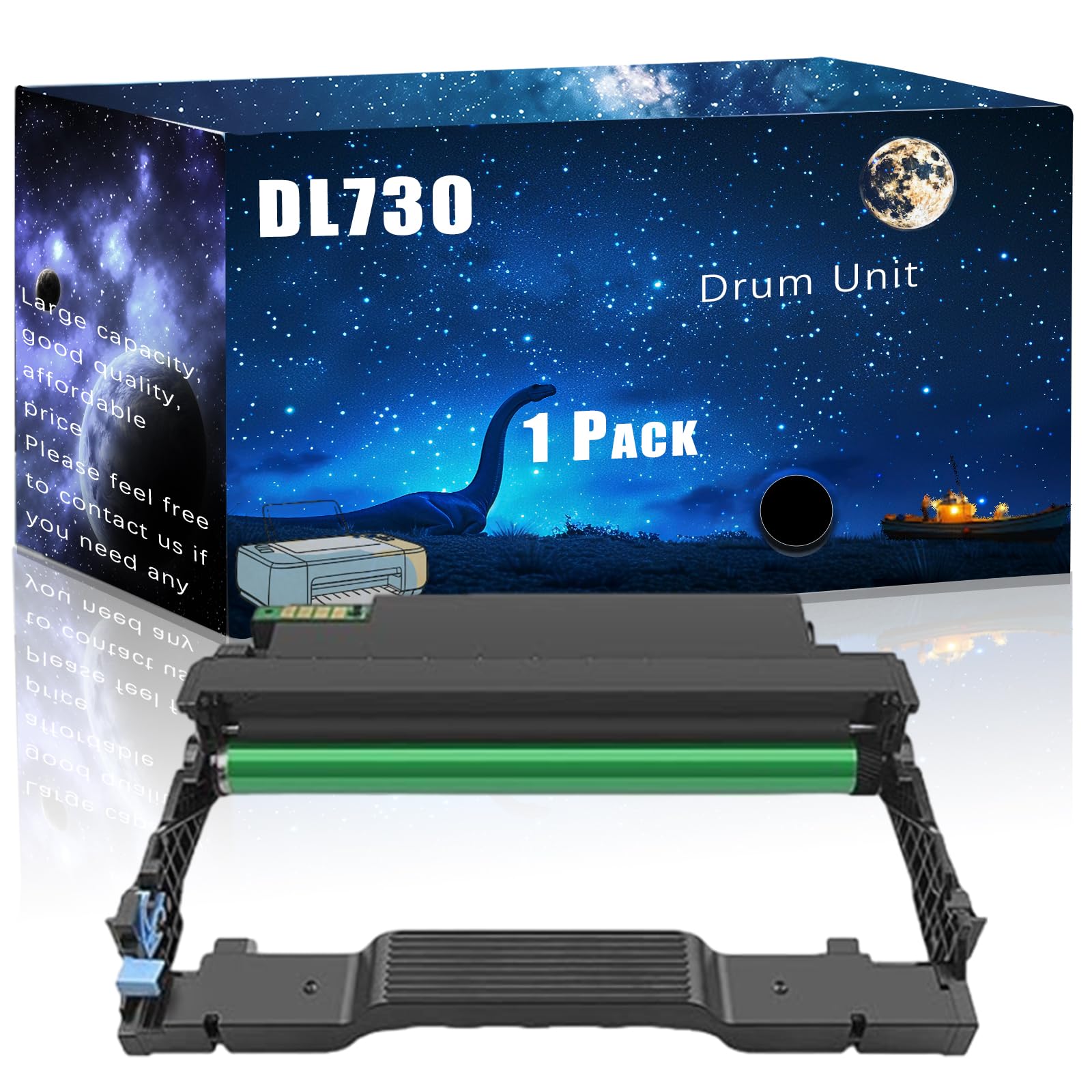 DL730 Drum Unit Compatible for Pantum M15DW M29DW M118DW L2300DW L2350DW L2710FDW Printers,with Chip Large Printing Demands (Black)