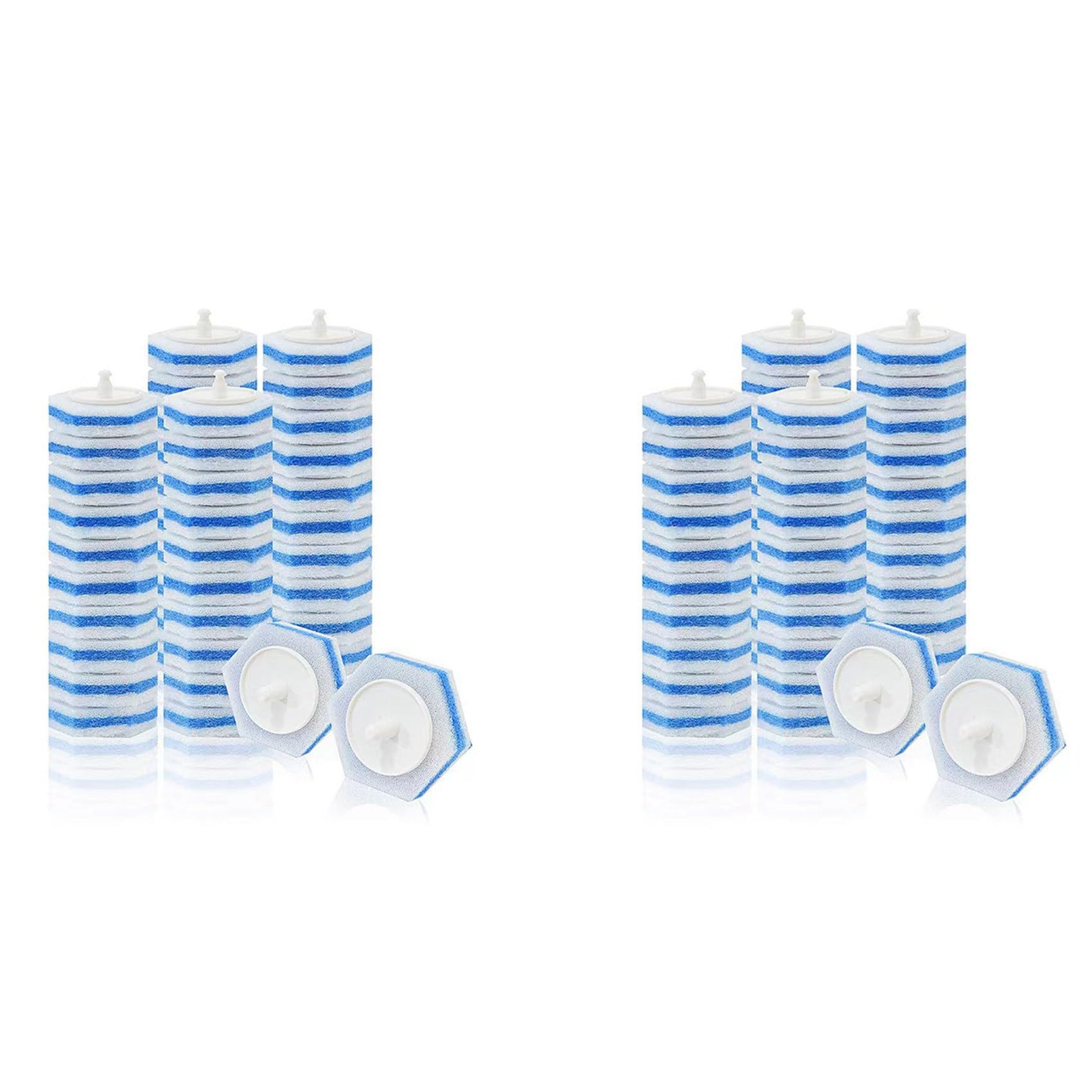 Hndhbfgrt 100PCS Upgraded Refills for Disposable Wand Heads Most Refills for Toilet and Bathroom Cleaning