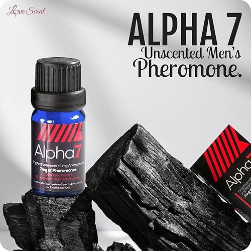 Miniatura 2 de Alpha 7 sin perfume Colonia de feromonas para hombres con feromonas puras Mezcla de alta concentración para atraer mujeres Aceite de perfume más