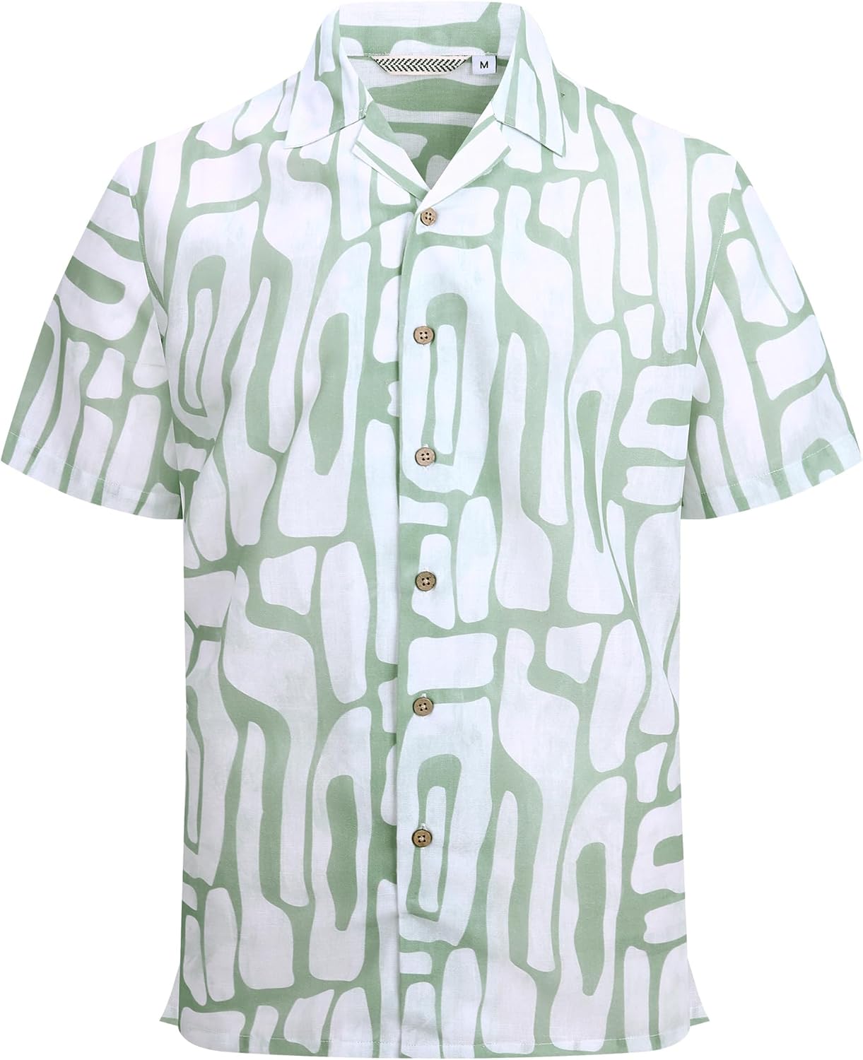 Alex Vando Mens Dress Shirts 4-Way Stretch Wrinkle Free Regular Fit Short Sleeve Men Button Down Shirt