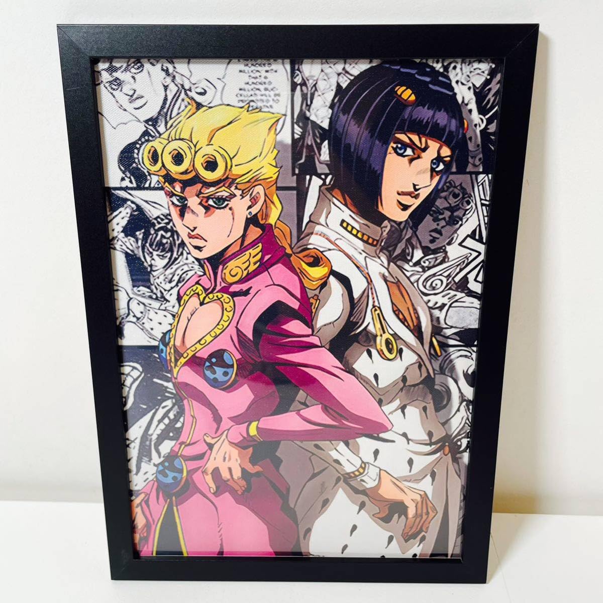 Amazon.co.jp: 黒額付きポスターJOJO ジョジョの奇妙な冒険 ジョルノ