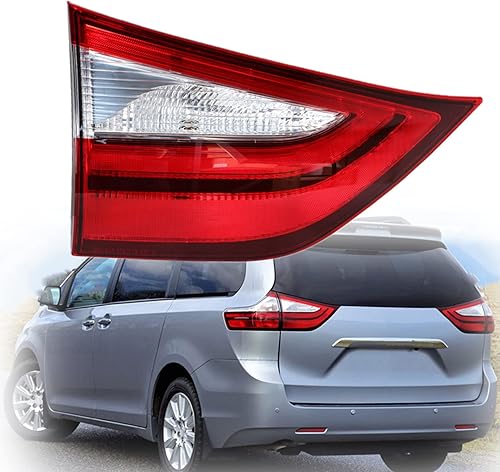 munirater 1 paquete de repuesto para lámpara de freno trasera izquierda para Sienna 2015-2020 lado del conductor interior