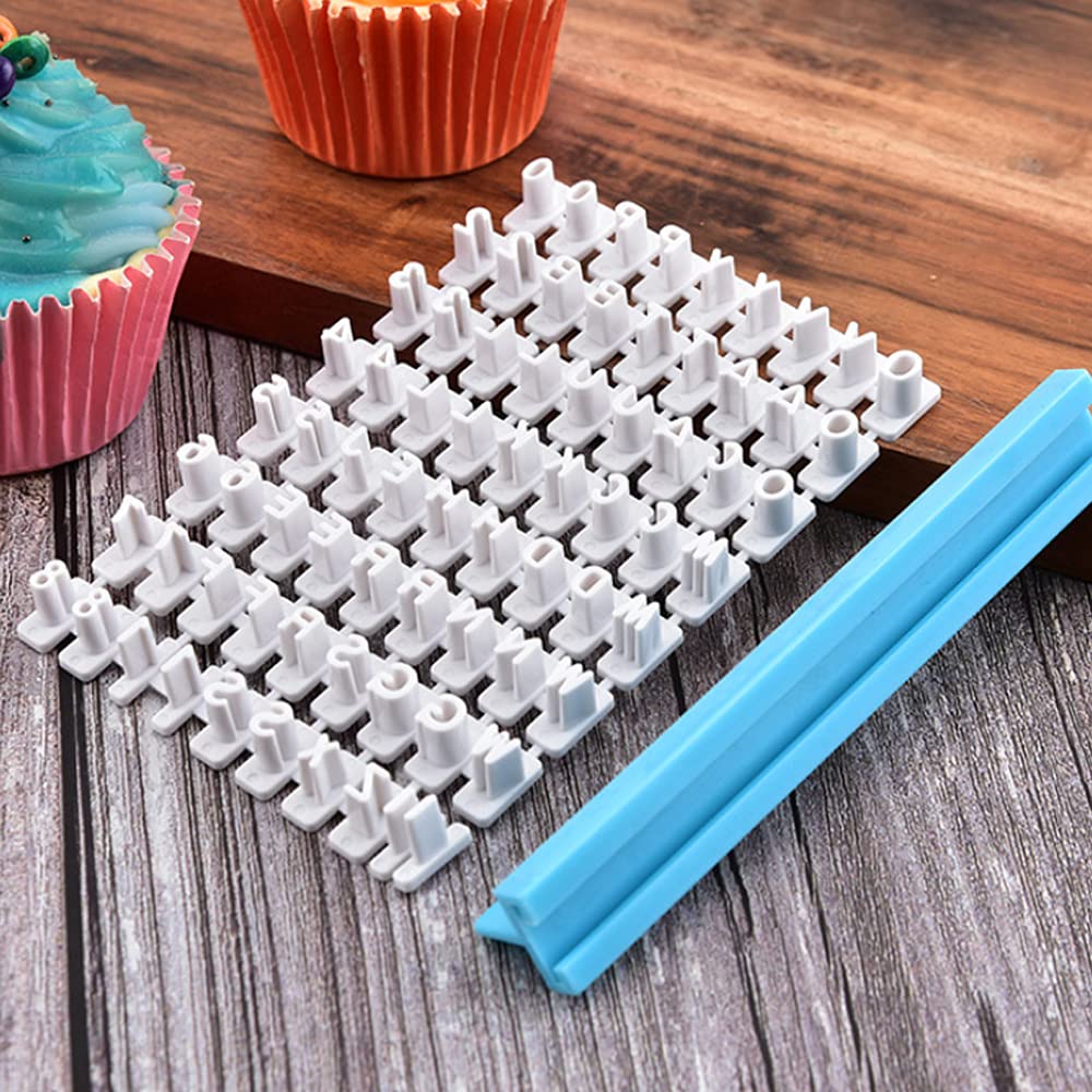 WHALE Tampons Lettres Pour Argile - Tampons De Poterie Pour Loisirs Créatifs - Mini Tampon Lettres De L'alphabet Et Chiffres - Outils En Argile Polymère - Petite Presse Pour Fondant - Tampon