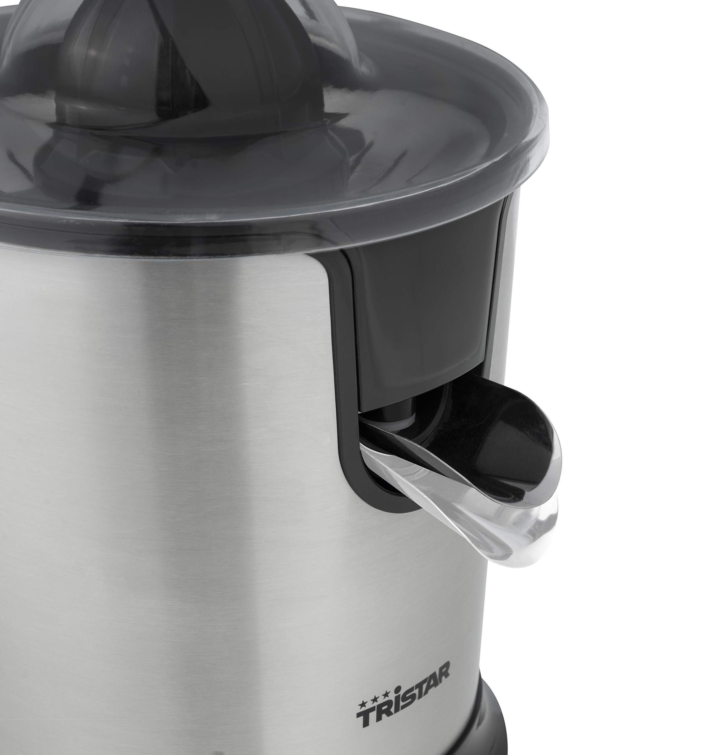 Tristar Spremiagrumi Elettrico Semiprofessionale CP-3002, Acciaio Inossidabile, Argento