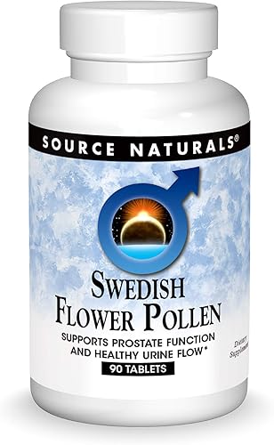 Source Naturals Suplemento de extracto de polen de flor sueca - 90 Tabletas