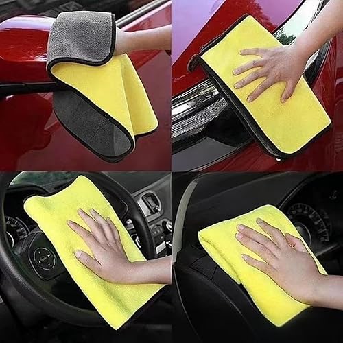 Miniatura 4 de 10 Pack Premium Microfiber Towels Coral velvet Washing and Detailing Towels for Car Detailing Household Cleaning Ultra-Soft Super Absorbent, Lint