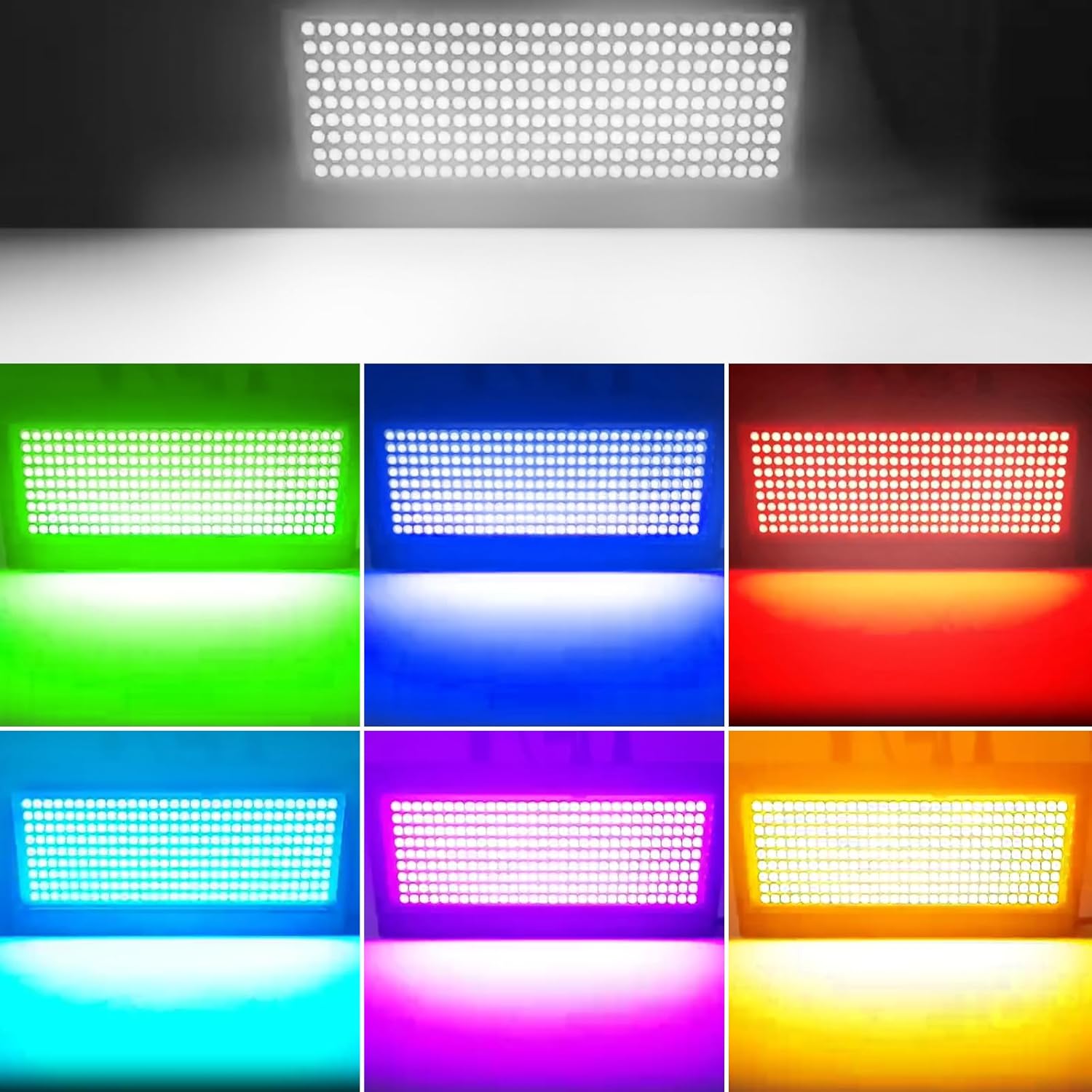 Full Color 270Led Strobe Light with Remote Control for Halloween Mini Strobe Lights for Room Party