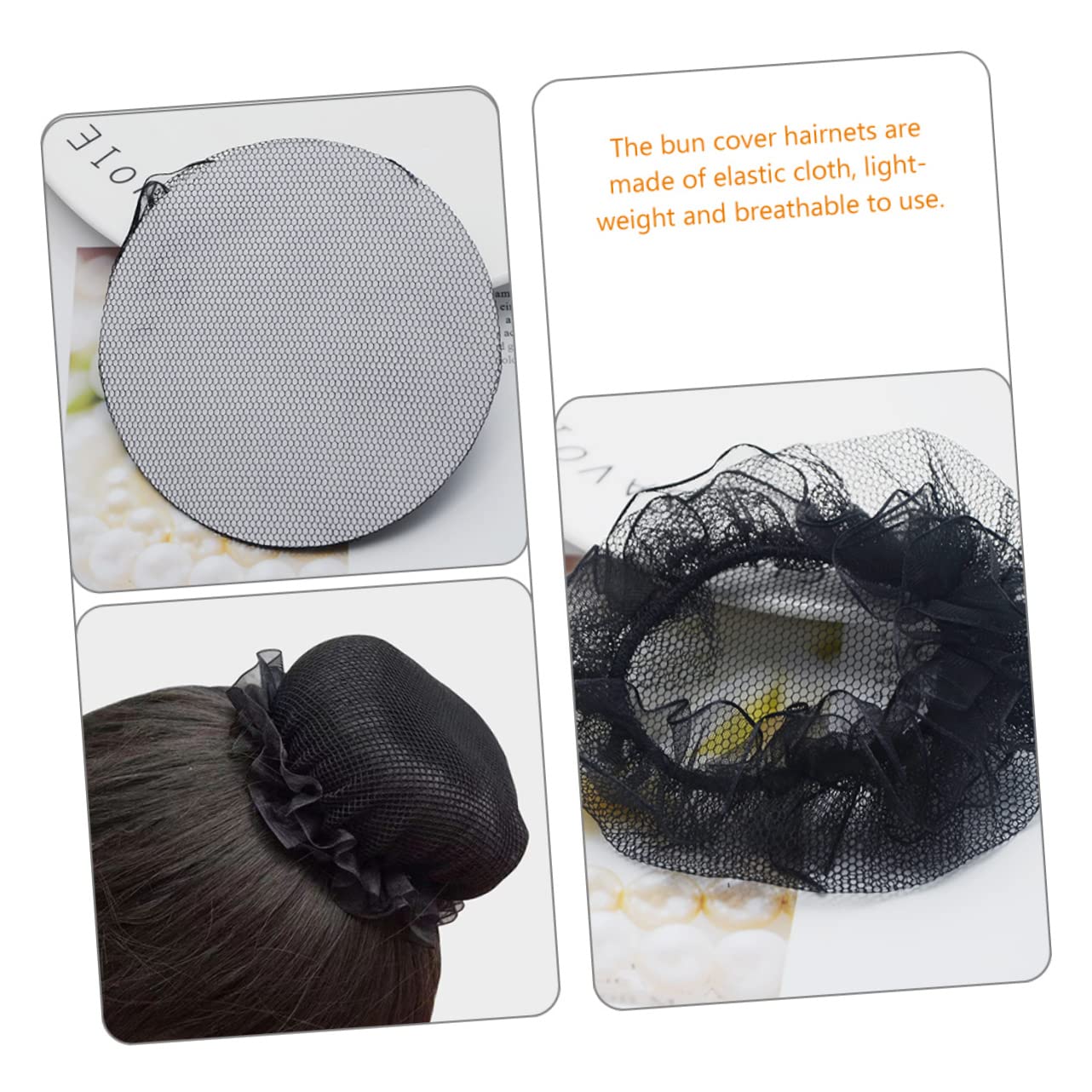 FRCOLOR 60 Stück Unsichtbare Netzabdeckung Für Haare Haar Accessoire Für Mädchen Dutts Für Haar Accessoires Haarschmuck Für Frauen Unsichtbares Haarnetz Haargummis Für Frauen