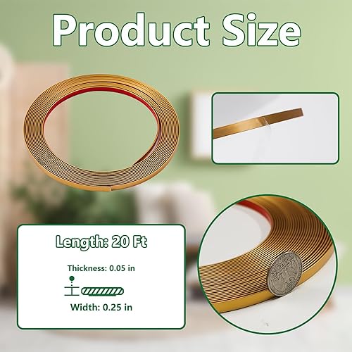 Miniatura 2 de JSIWOTH Moldura para despegar y pegar de 20 pies, color negro, impermeable, para paredes, bordes, marcos de ventanas, azulejos contra salpicaduras,