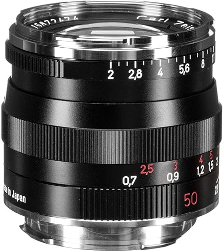 Miniatura 4 de ZEISS Ikon Planar T* ZM 250 Standard Camera Lens for Leica M-Mount Rangefinder Cameras, Black