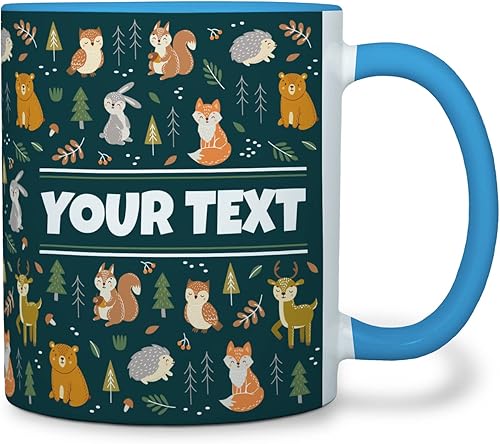 Miniatura 9 de Taza de dulces personalizada, regalo de cumpleaños o regalo de vacaciones para niñas, niños, niños, niños, 11 onzas, diseño vibrante de envoltura