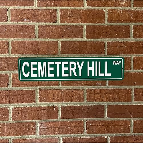 Vista 567 de Ohio Mountains Pick Your Mountain Compatible/repuesto para Ballards Hill United States Mountain Aluminio Metal Tin Street Sign Style decoración