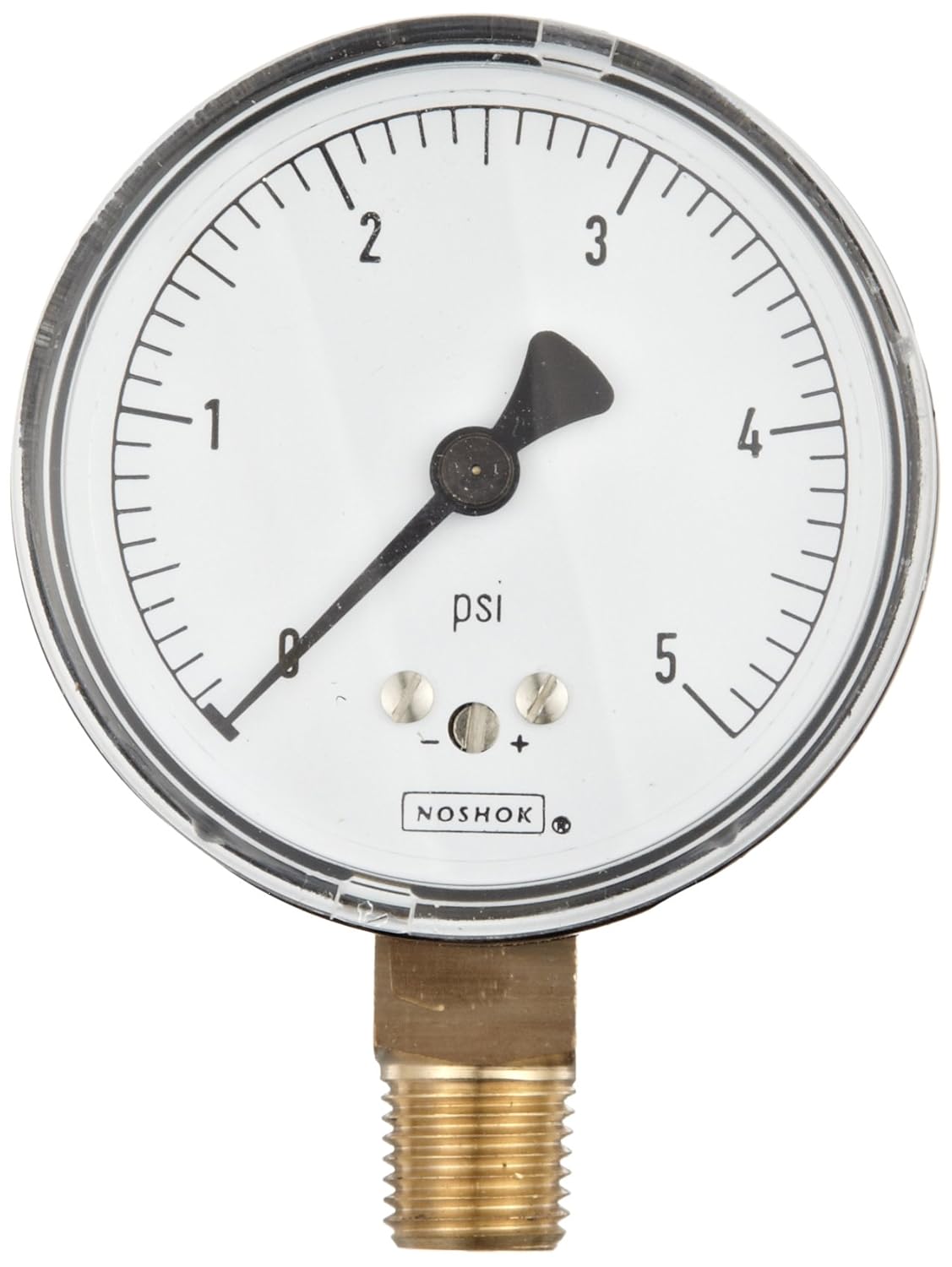 NOSHOK 200 Series Steel Dry Dial Indicating Low Pressure Diaphragm